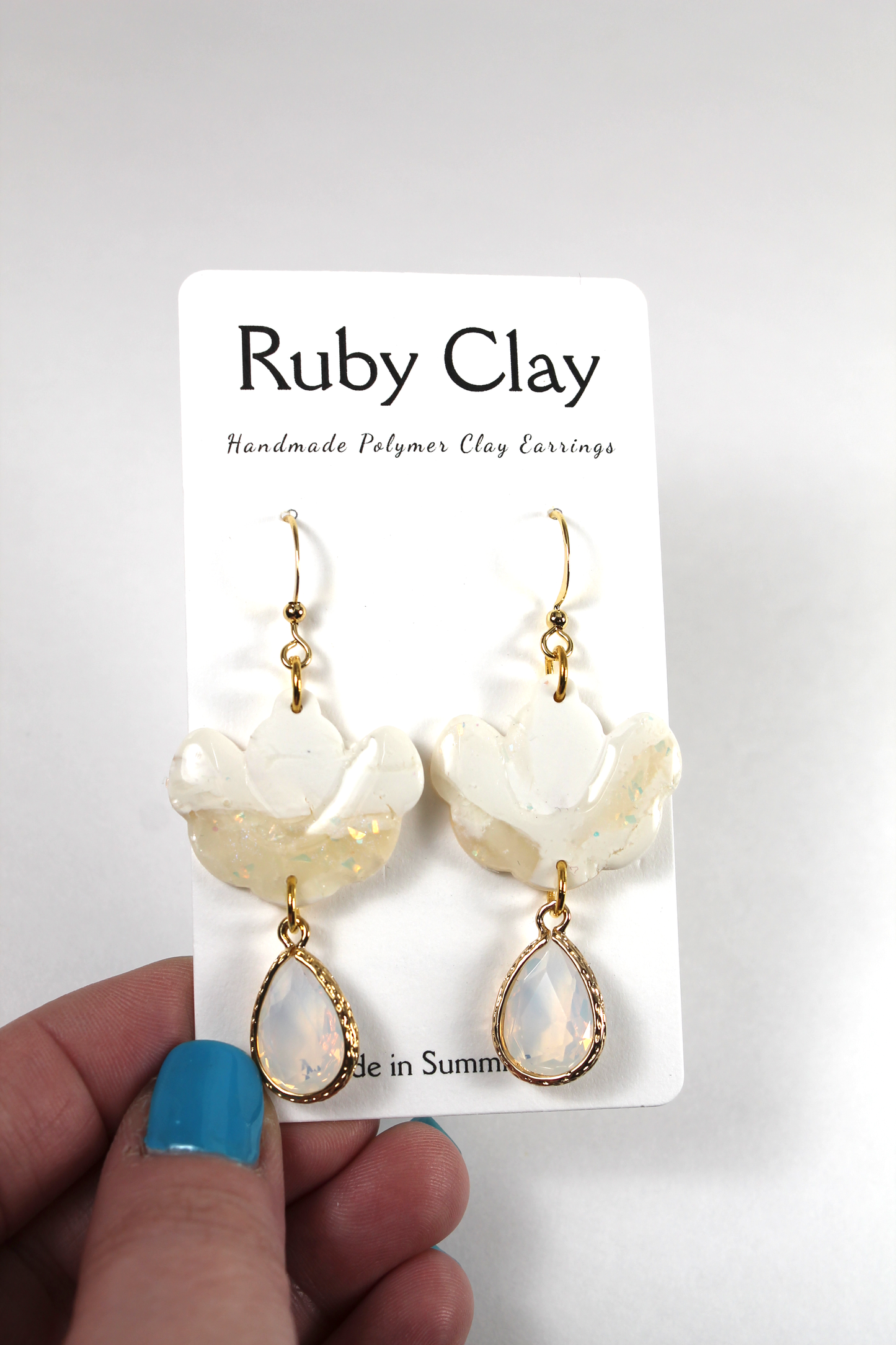 Opal Flowers w/ Pearl