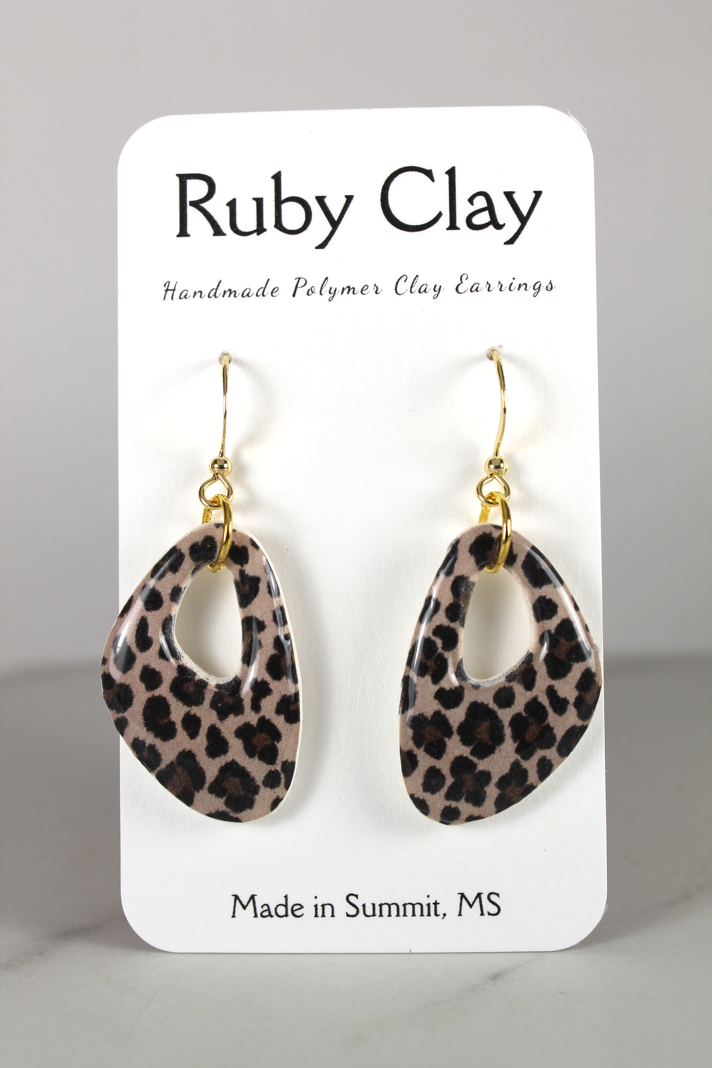 Madison Leopard Dangles