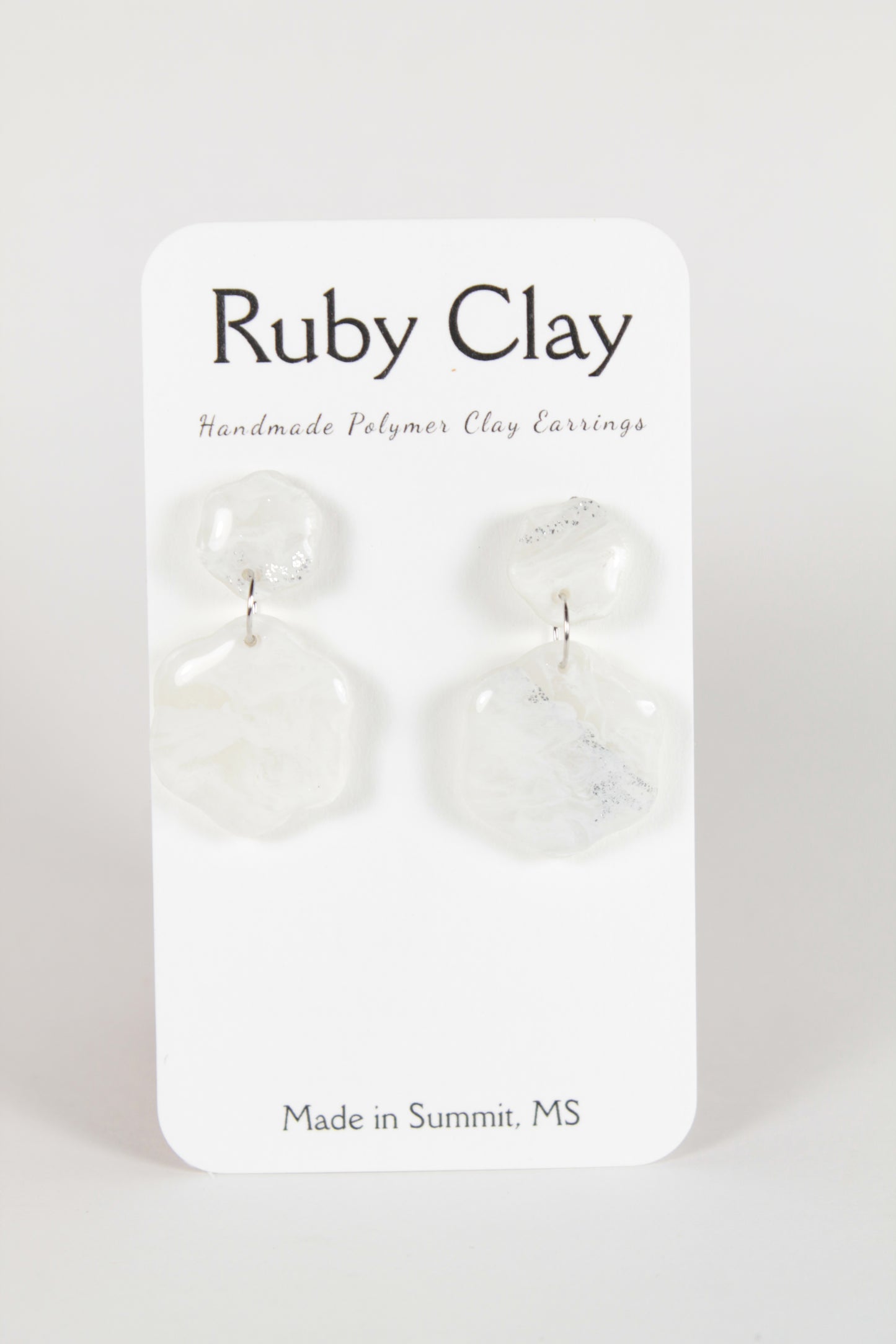 White Marble w/Silver Flake