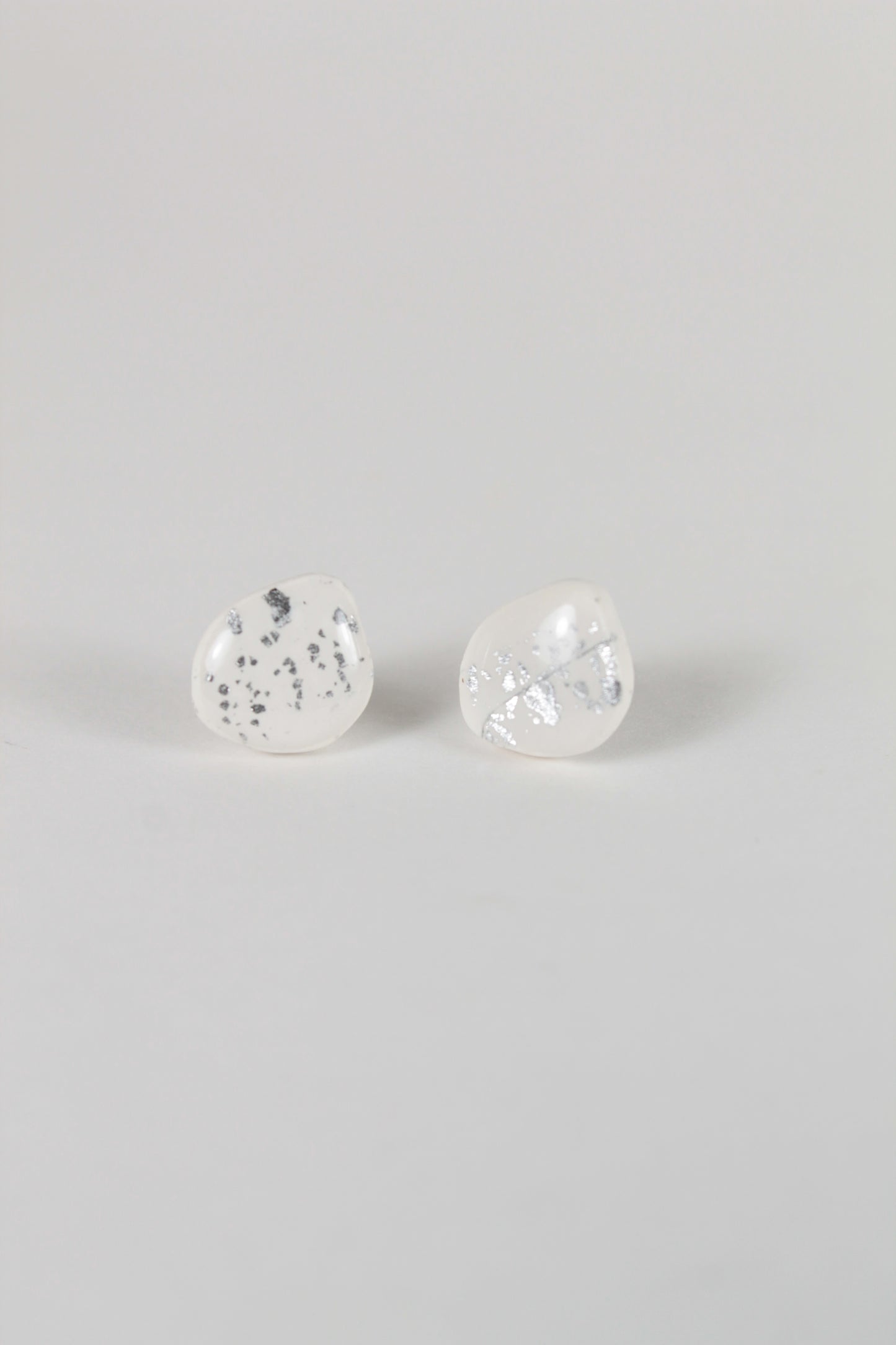 Silver Flake Studs