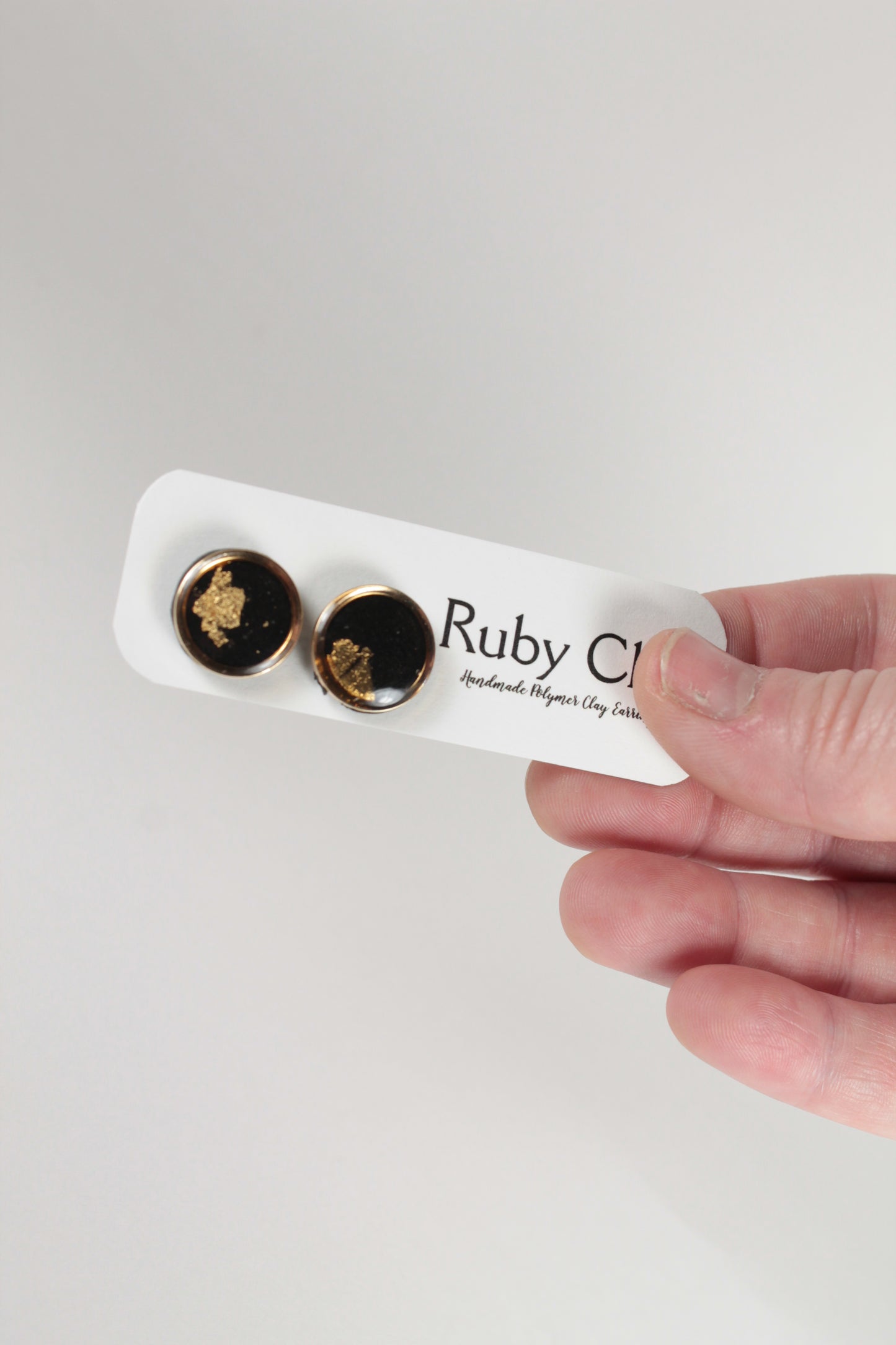 Gold Bezzled Studs