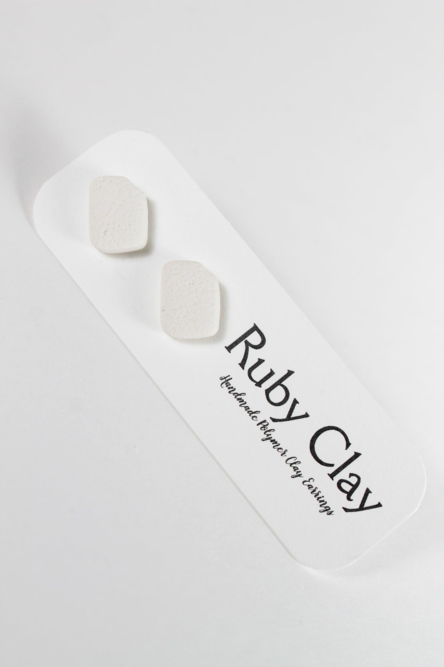Matte White Studs