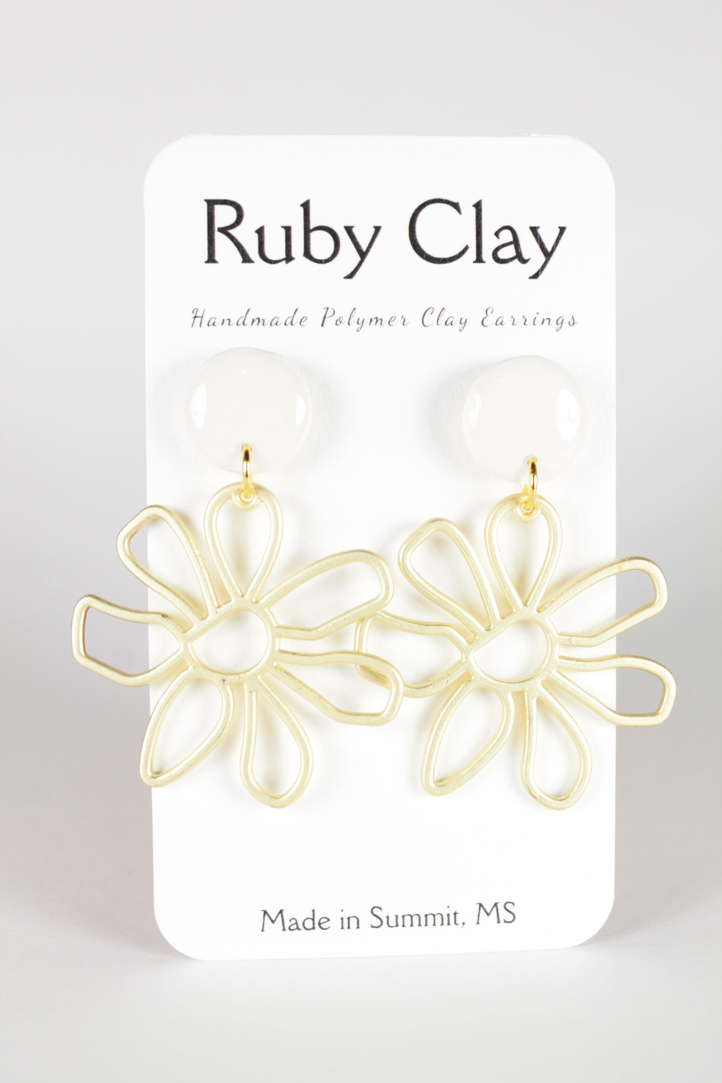 Funky Flower w/white