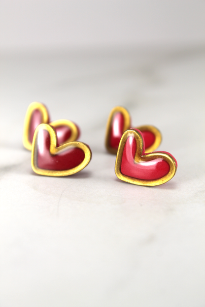 Heart Studs