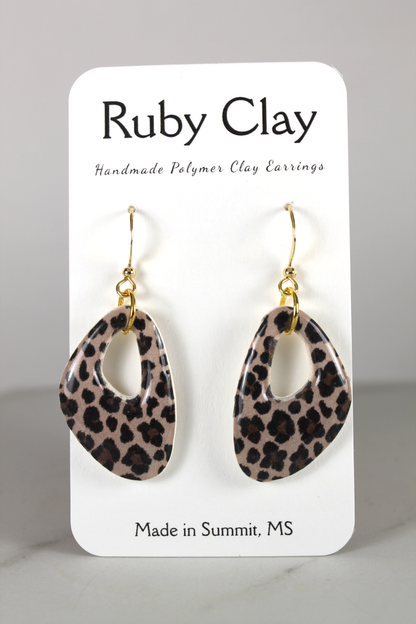 Madison Leopard Dangles