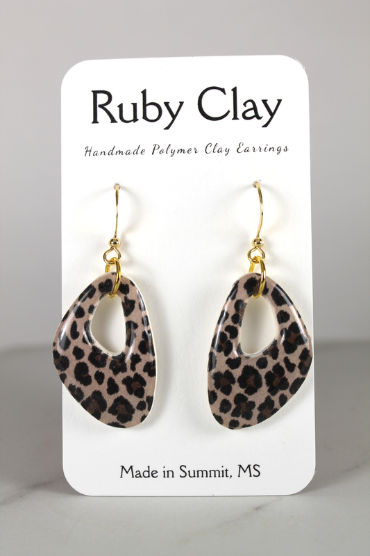 Madison Leopard Dangles