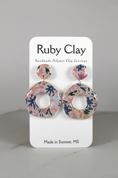 Floral Patterned Circles