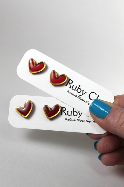 Heart Studs
