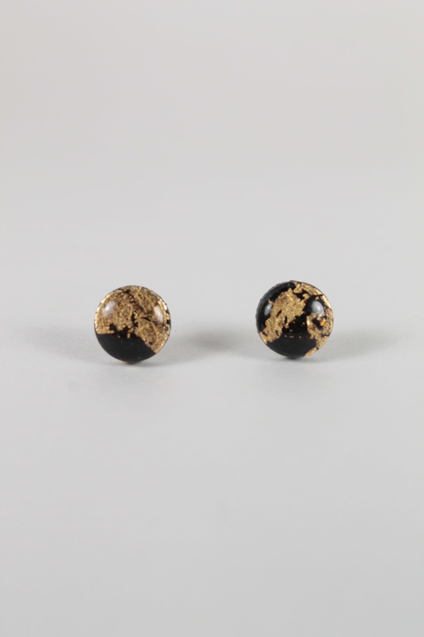 Black and Gold Studs (Large & Small)