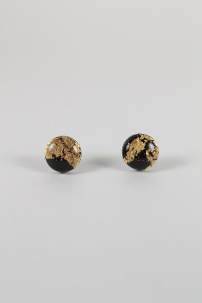 Black and Gold Studs (Large & Small)
