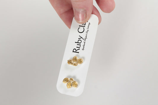 Mini Gold Daisy Studs