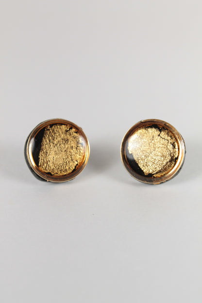 Gold Bezzled Studs
