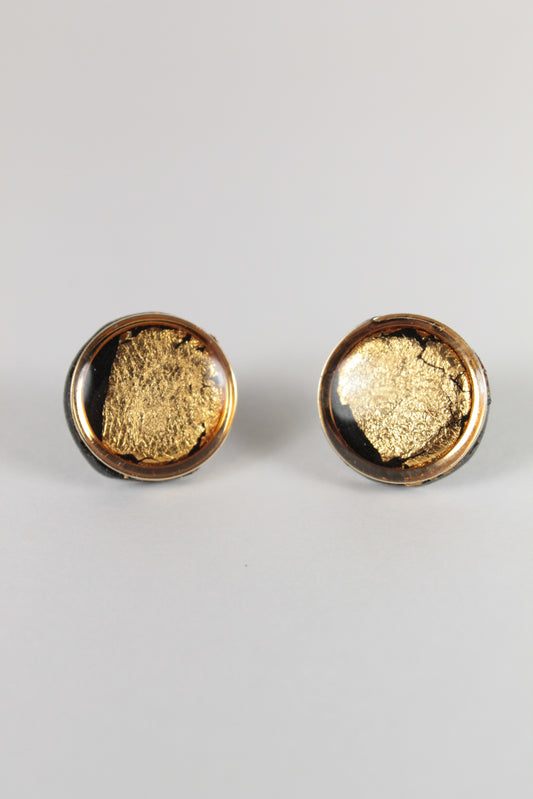 Gold Bezzled Studs