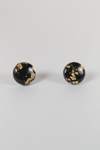 Black and Gold Studs (Large & Small)