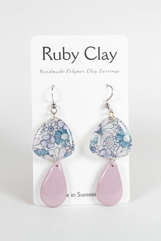 Purple Jellyfish Dangles