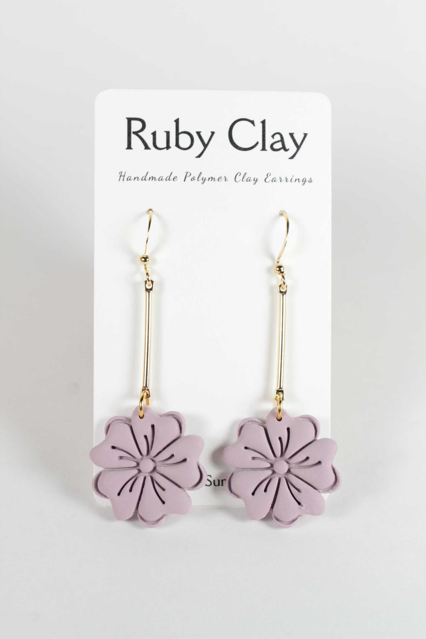 Lavender Flower Dangles
