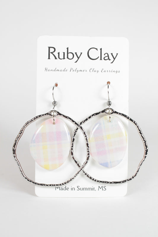 Pastel Plaid w/Silver