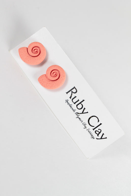 Spiral Shell Studs