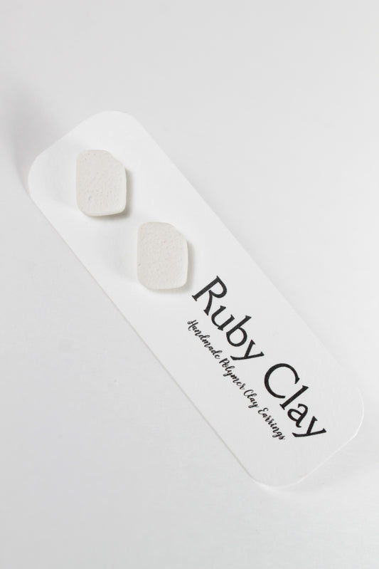 Matte White Studs