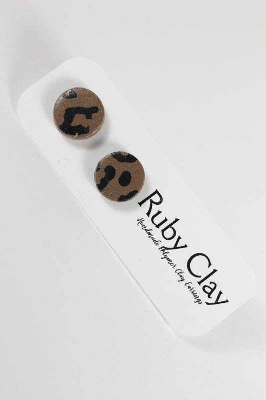 Leopard Studs
