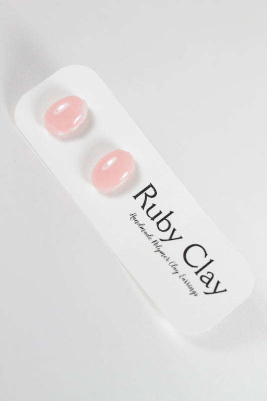 Pink Gem Studs