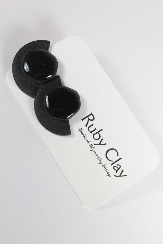 Black Statement Studs