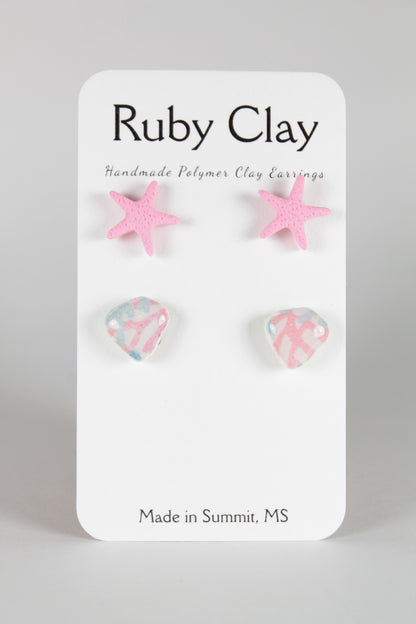 Starfish and Anemone Stud Pack