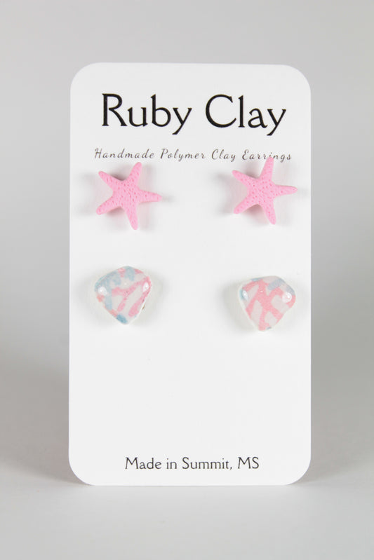 Starfish and Anemone Stud Pack