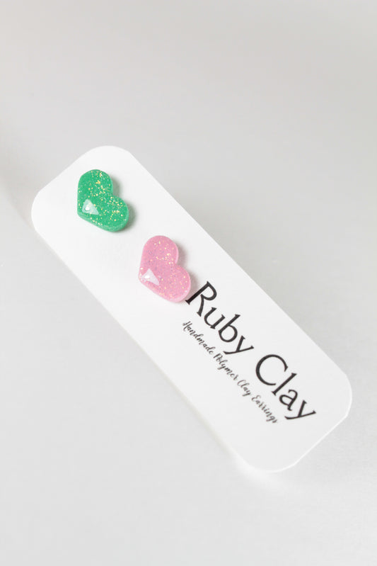 Wicked Heart Studs